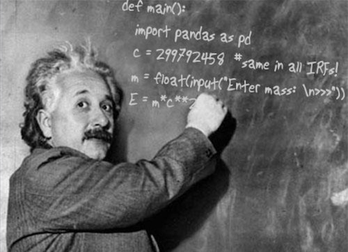 Einstein-as-a-data-scientist