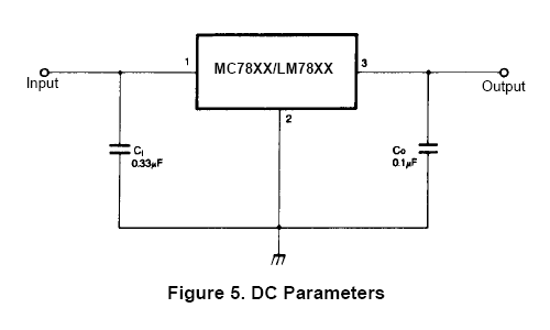 LM7805 schematics