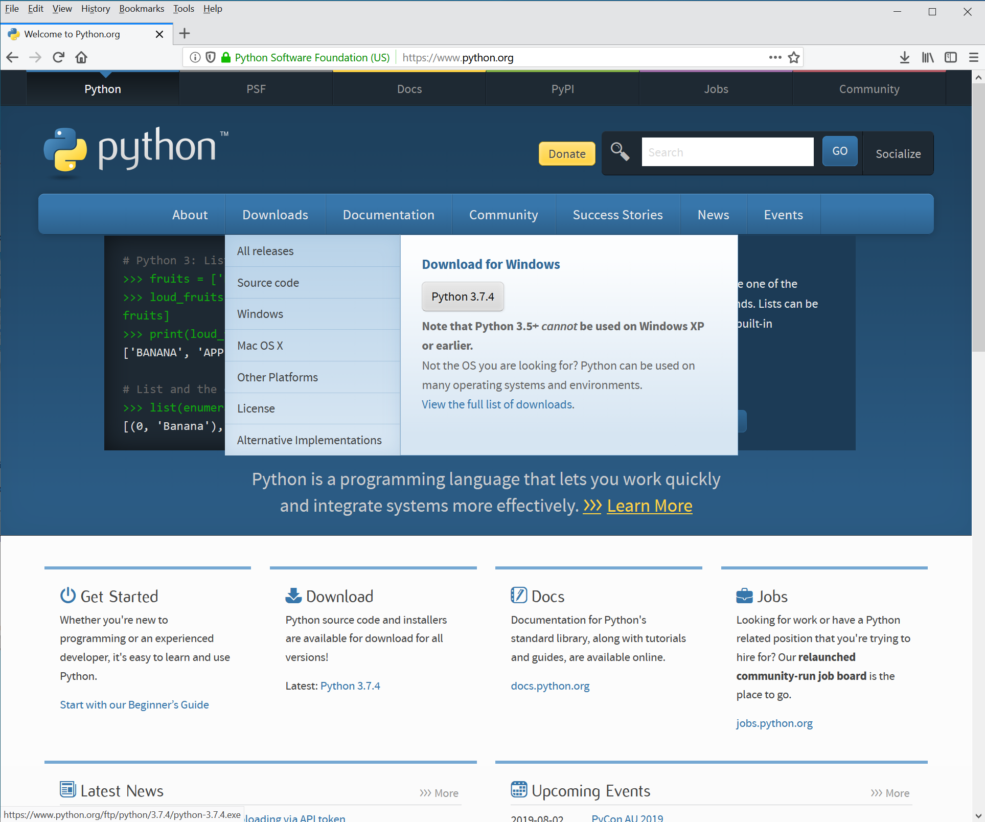 Python.org